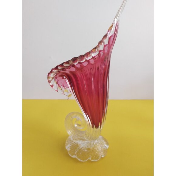 Vintage Chantili Chalet Glass Canada Jack in Pulpit 10.5" Tall - Picture 9 of 11